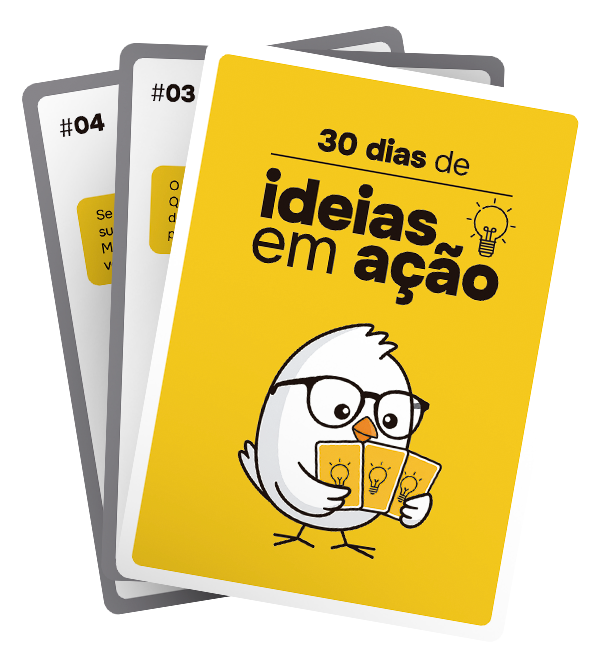 Cards 30 Dias de Ideias em Ação
